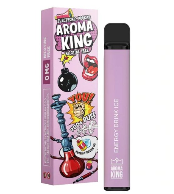 Aroma King Disposable Pod Device - 0mg-Energy Drink Ice-vapeukwholesale