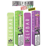 Elf Bar Kov Shisha Zero Nicotine Disposable Vape Pod (Box of 10) - Vaperdeals