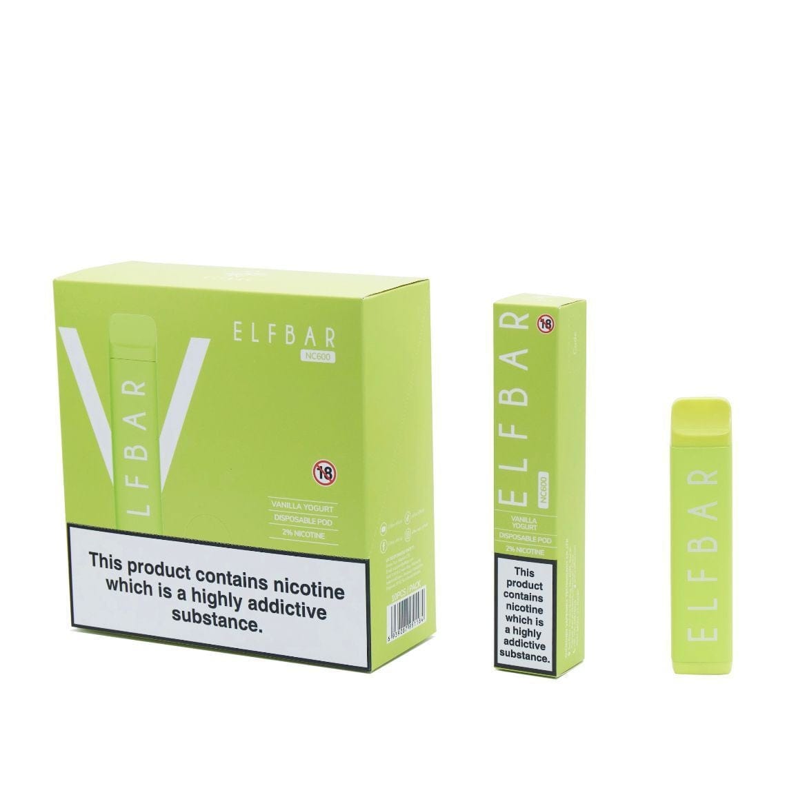 ELF Bar NC600 Disposable Vape Pod (Box of 10) - Vaperdeals