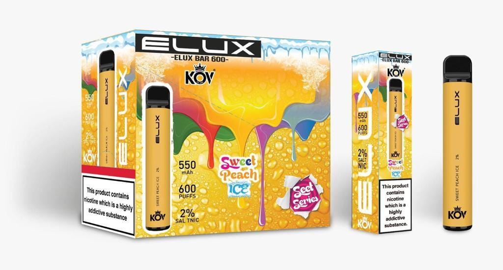 Elux Bar 600 KOV Sweet Series Disposable Vape Pod (Box of 10) - Vaperdeals