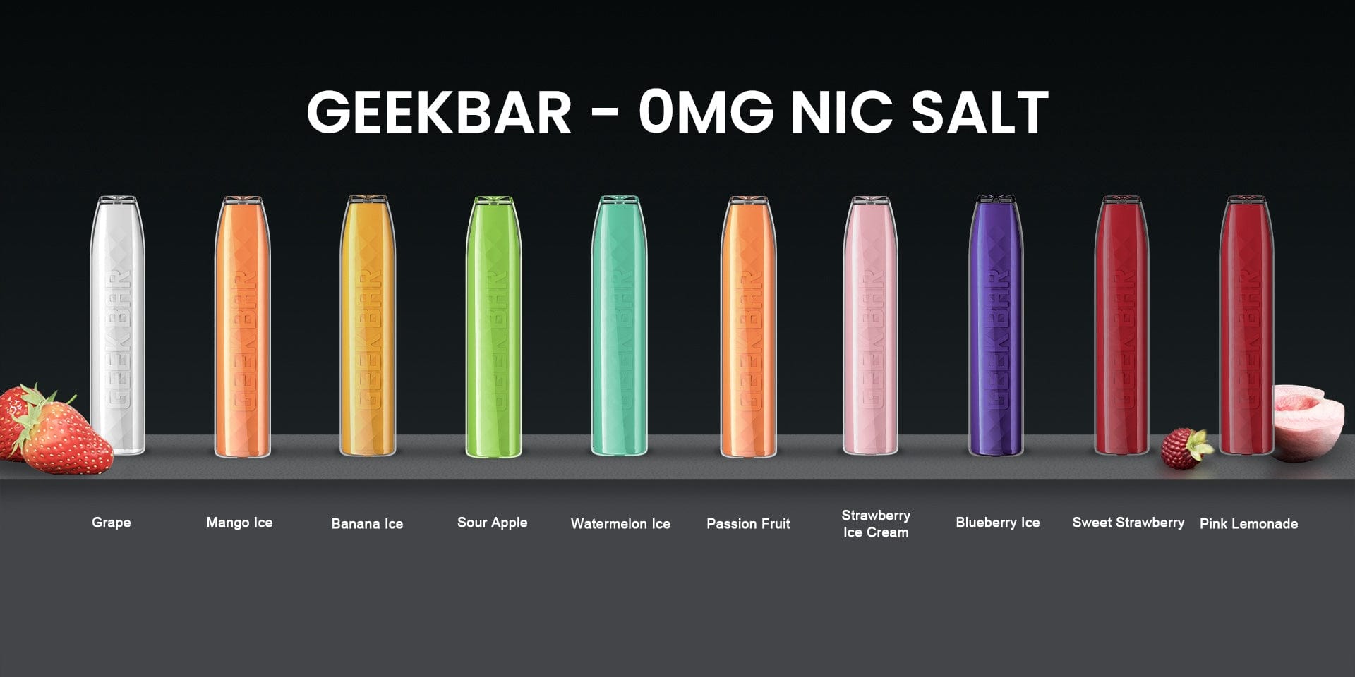 Geek Bar 575 Zero Nicotine Disposable Vape Pod (Box of 10) - Vaperdeals