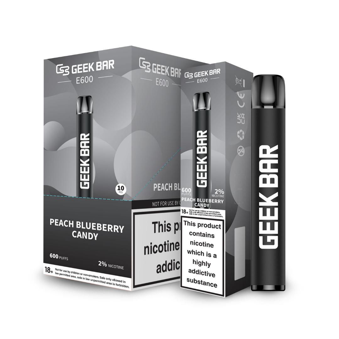Geek Bar E600 Disposable Vape Pod (Box of 10) - Vaperdeals