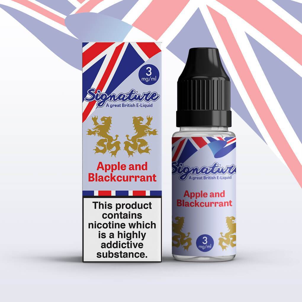 Signature - Apple And Blackcurrant - 10ml (Pack of 10) - Vaperdeals