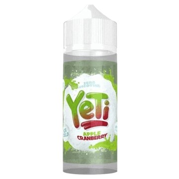 Yeti Ice Cold 100ML Shortfill-Apple Cranberry-vapeukwholesale