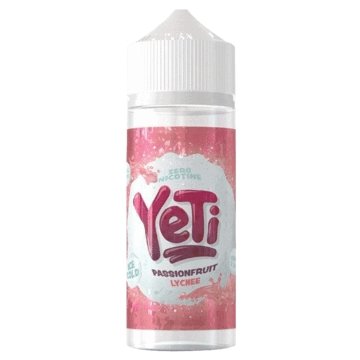 Yeti Ice Cold 100ML Shortfill-Passionfruit Lychee-vapeukwholesale